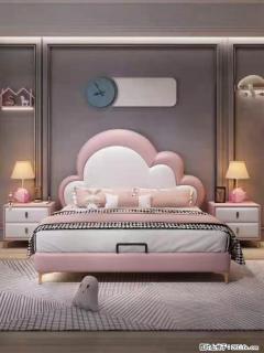 佛山大厂货，高质量仿真皮，实木床边，高密度海绵，带实木床板，全新包装，特价处理 - 贵港28生活网 gg.28life.com